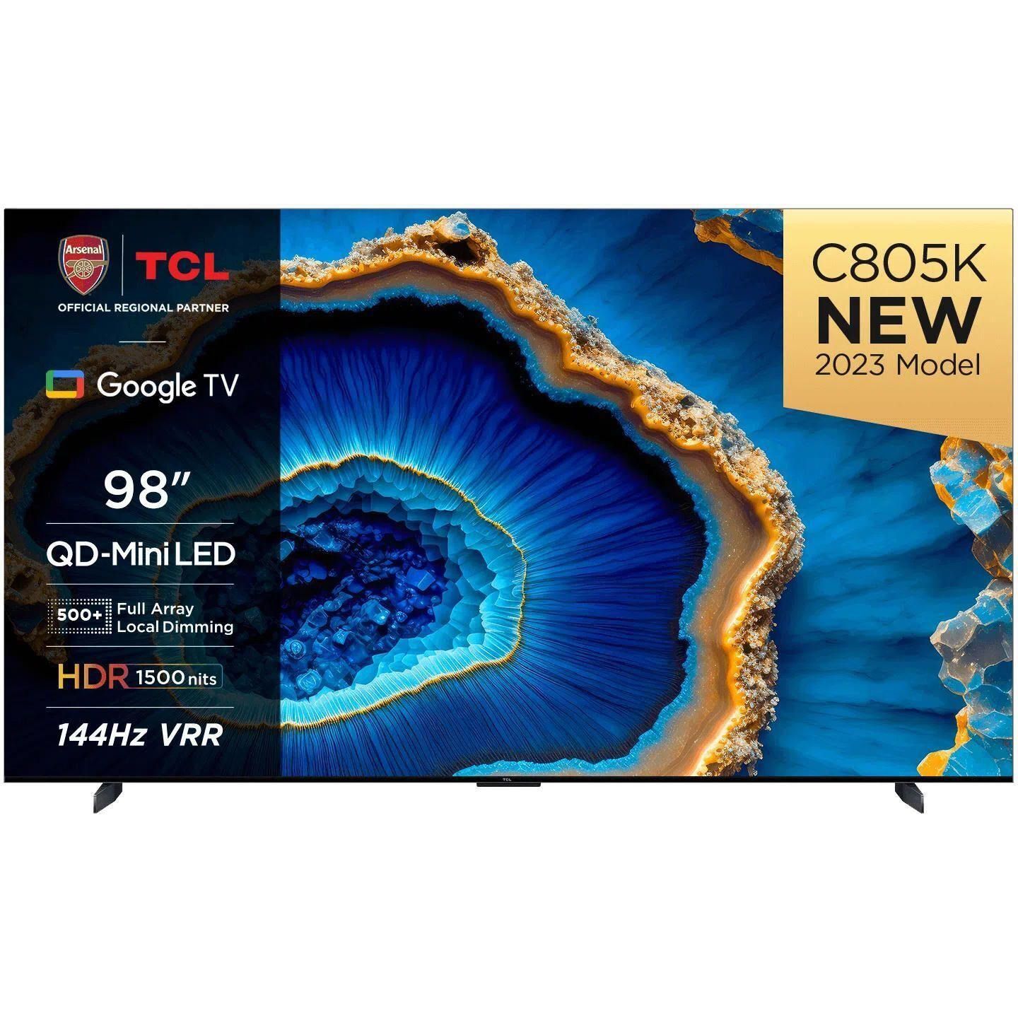 

Телевізор TCL C805K 98" QLED 4K (98C805K)