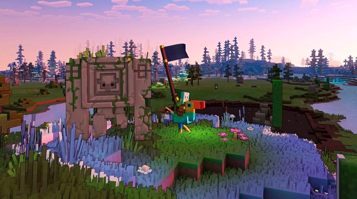 Игра Minecraft Legends Deluxe Edition для PS4 (RU) [84288] 