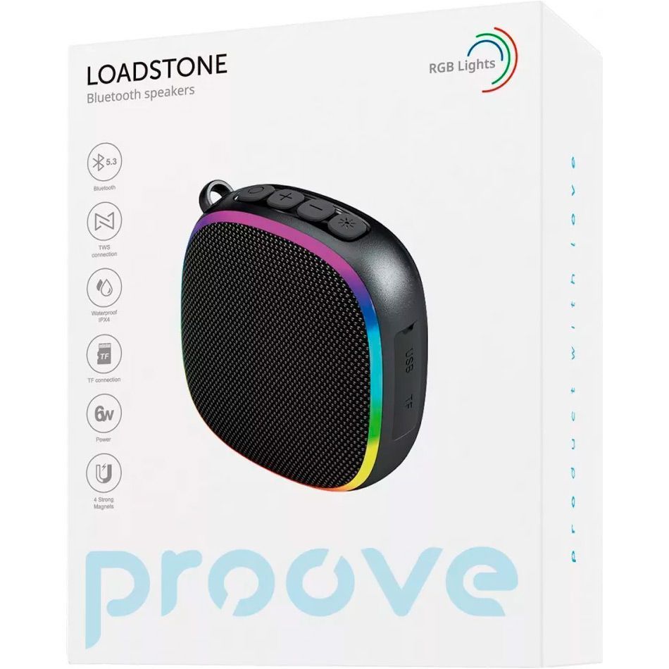 Портативна акустика Proove Loadstone 6W Black (PDLS050010001)