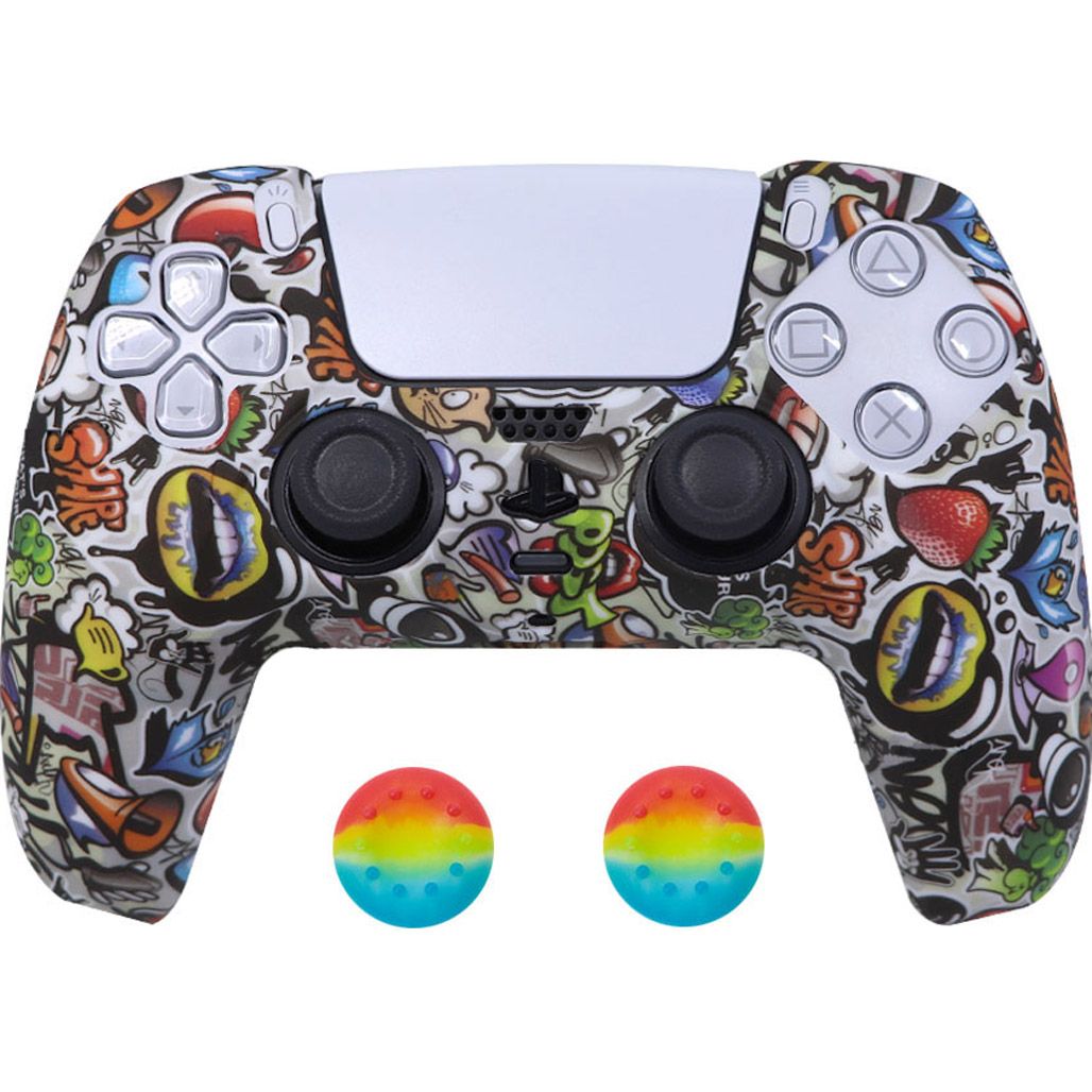 

Чехол на геймпад Silicone Case для Sony DualSense Graffiti F