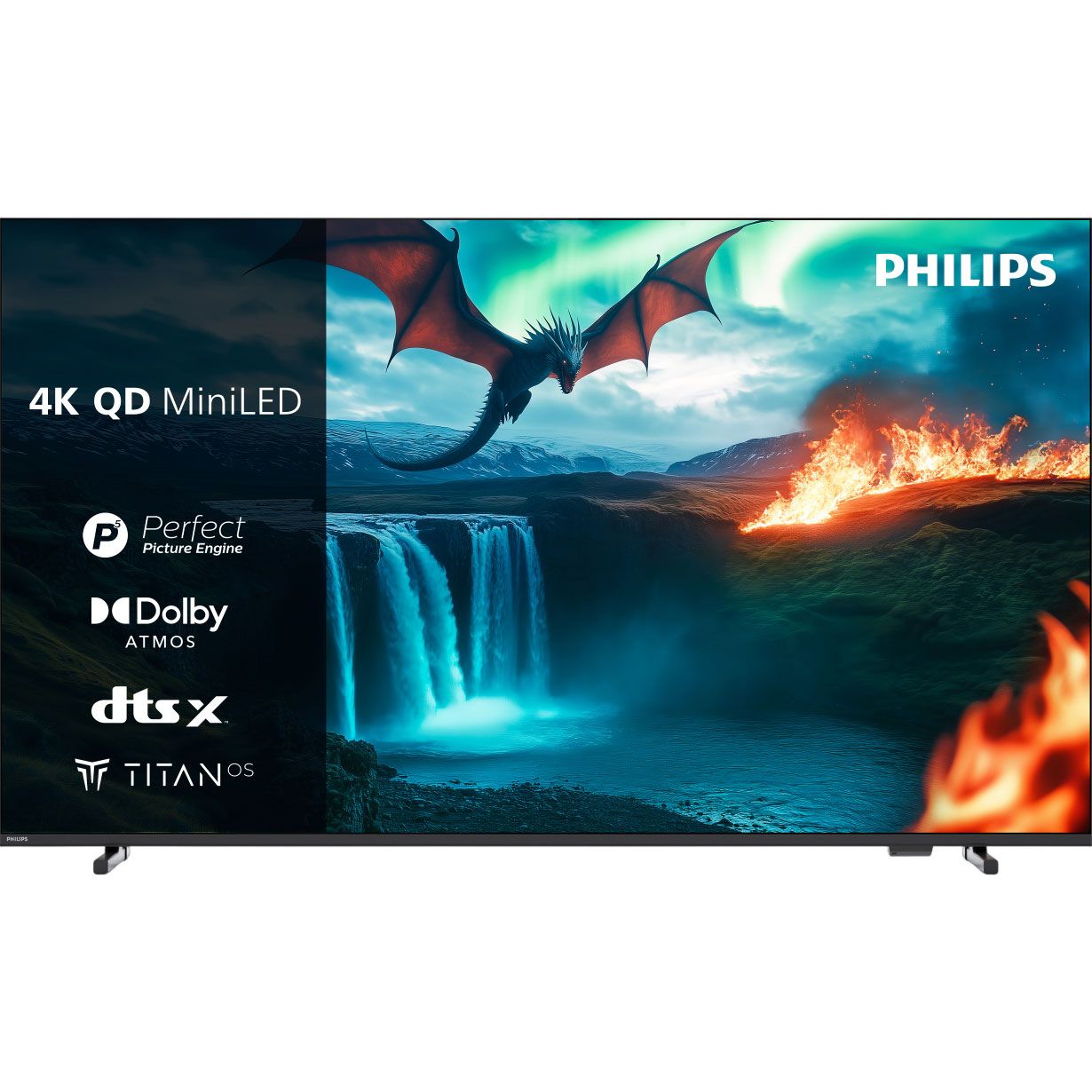 

Телевізор Philips Ambilight MLED820 Series 65" Mini LED Ultra HD 4K (65MLED820/12) UA