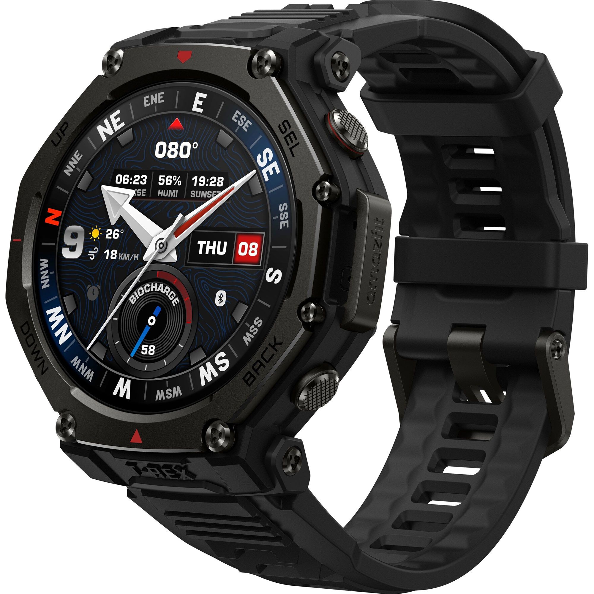 

Смарт-годинник Amazfit T-Rex 3 Pro 48mm Tactical Black (W2444OV1N)