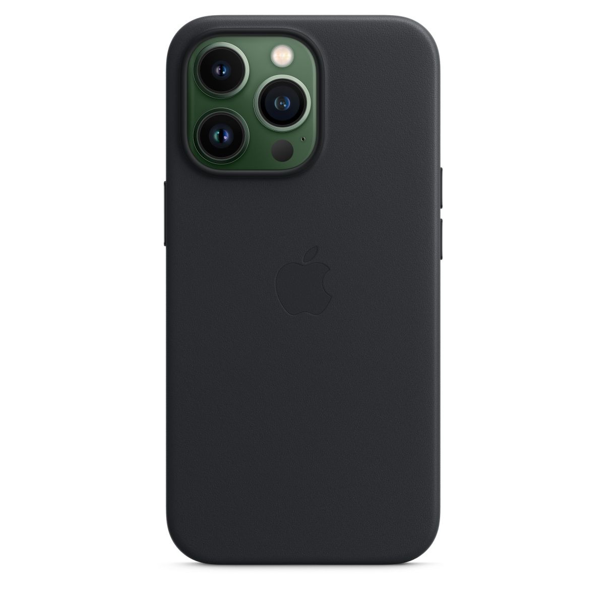 Чохол Leather Case з MagSafe для Apple iPhone 13 Pro (6.1) (Midnight) ААА