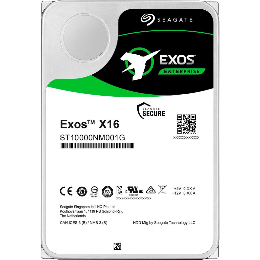

Жорсткий диск 3.5" Seagate Exos X16 10TB SATA 256MB (ST10000NM001G)