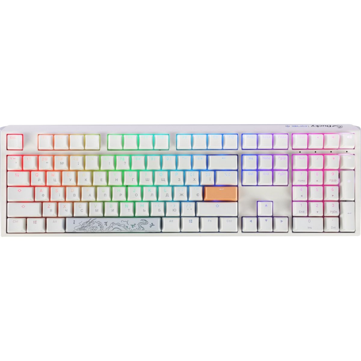 

Клавіатура Ducky One 3 Cherry MX Red RGB White (DKON2108ST-RUAPXPWWWSC1) UA