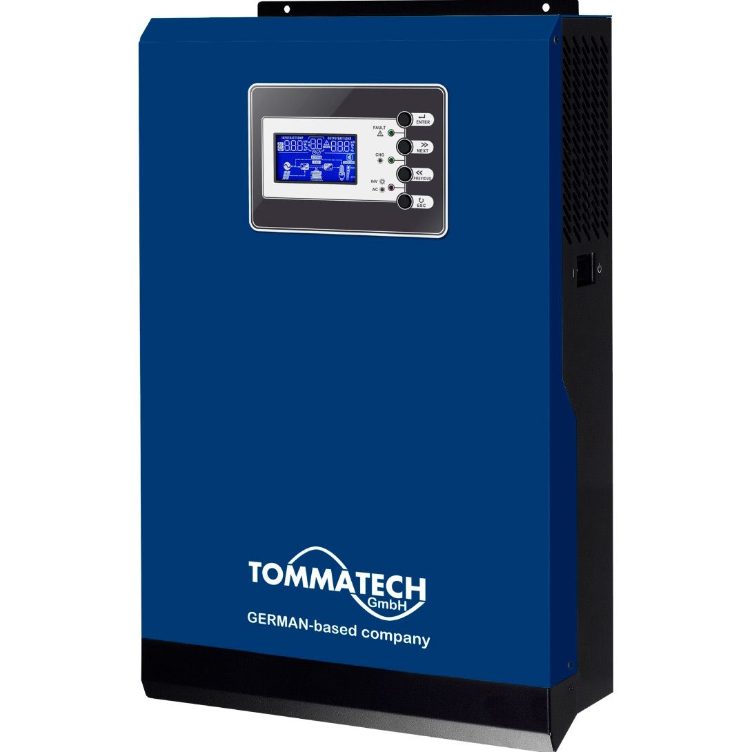 

Гибридный солнечный инвертор Tommatech NEW 5K 48V 5000W (TT-NEW5K/MPPT)