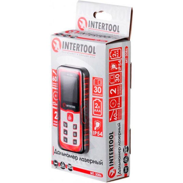 Лазерний далекомір Intertool MT-3084 