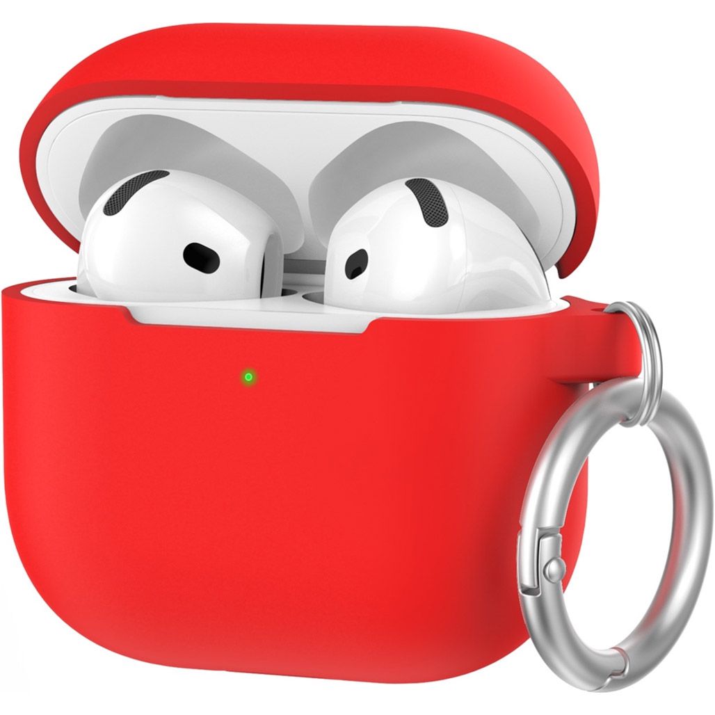 

Чехол AhaStyle Colorful Silicone Case для AirPods 4 Red