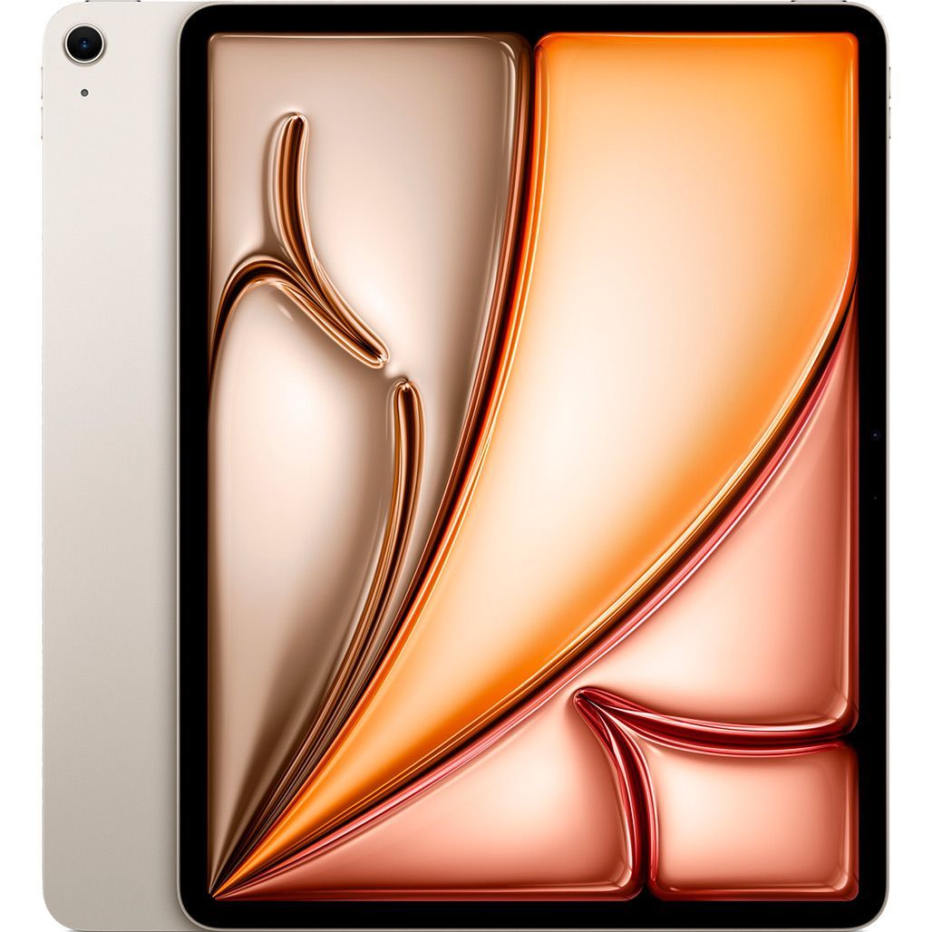 

Планшет Apple iPad Air 13 (2024) 256GB Wi-Fi + Cellular Starlight (MV6X3)
