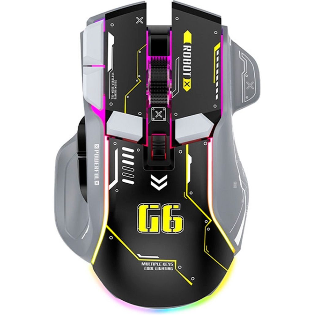 

Миша G6 Wireless Gaming Mouse Black (HXSJ-G6-B)