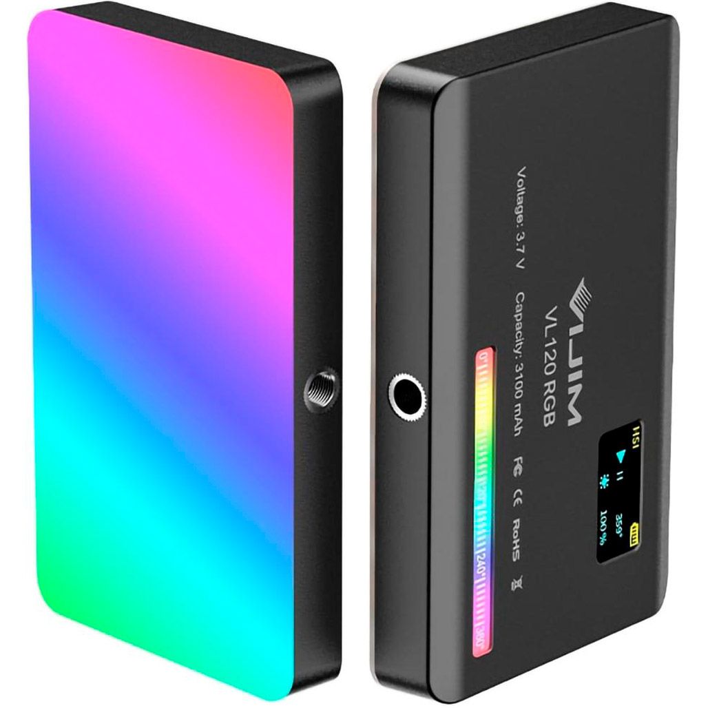 

Накамерный свет Ulanzi Vijim VL120 RGB Black (UV-2346)