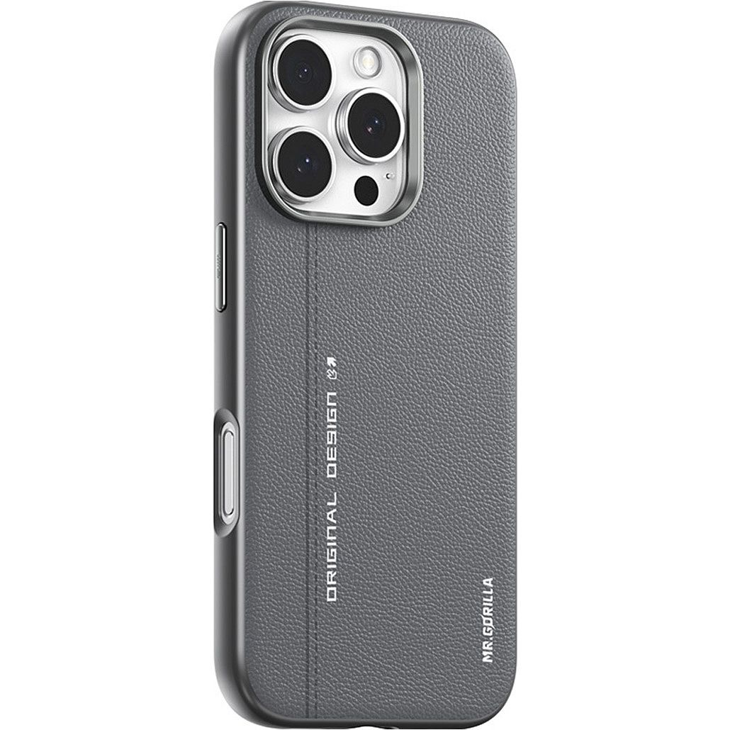 

Чохол Blueo Leather with MagSafe для Apple iPhone 16 Pro Max Grey (B52-I16PMGRY)