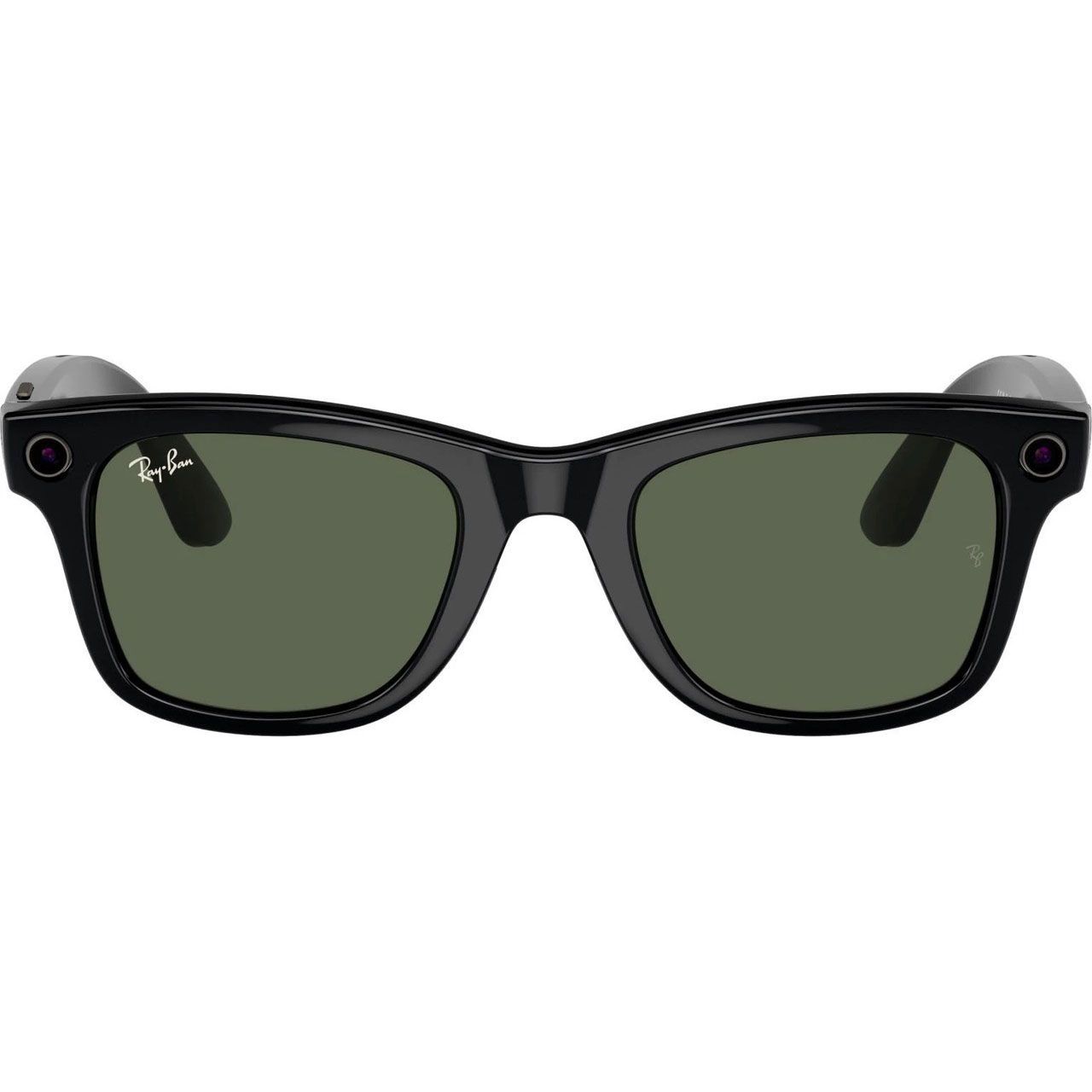 

Смарт-очки Ray-Ban Meta Wayfarer Gen 2 Large Shiny Black Frame / G-15 Green Lenses (RW4012 601/71 53-22)