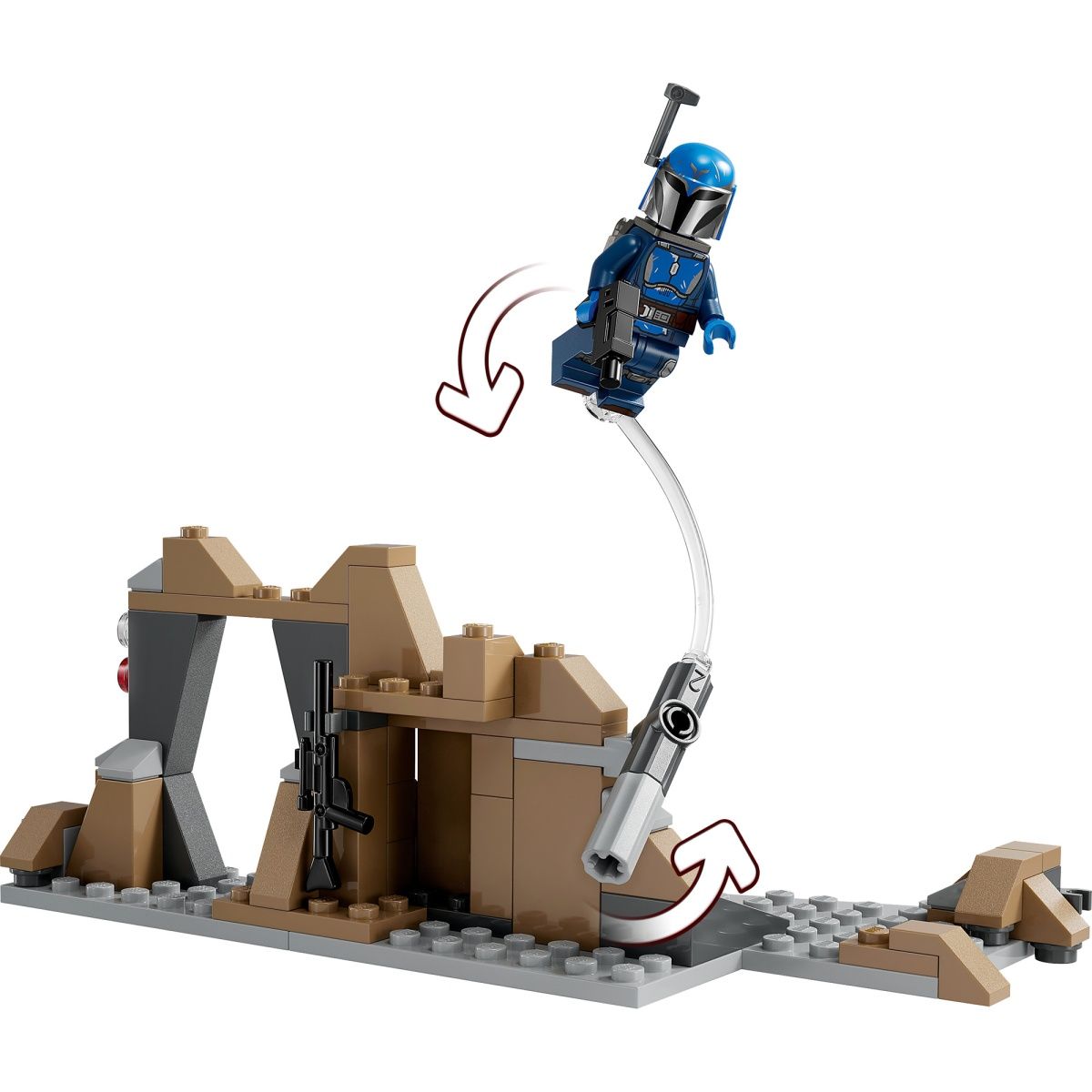 Конструктор LEGO Star Wars Бойовий комплект «Засідка на Мандалорі» (75373)