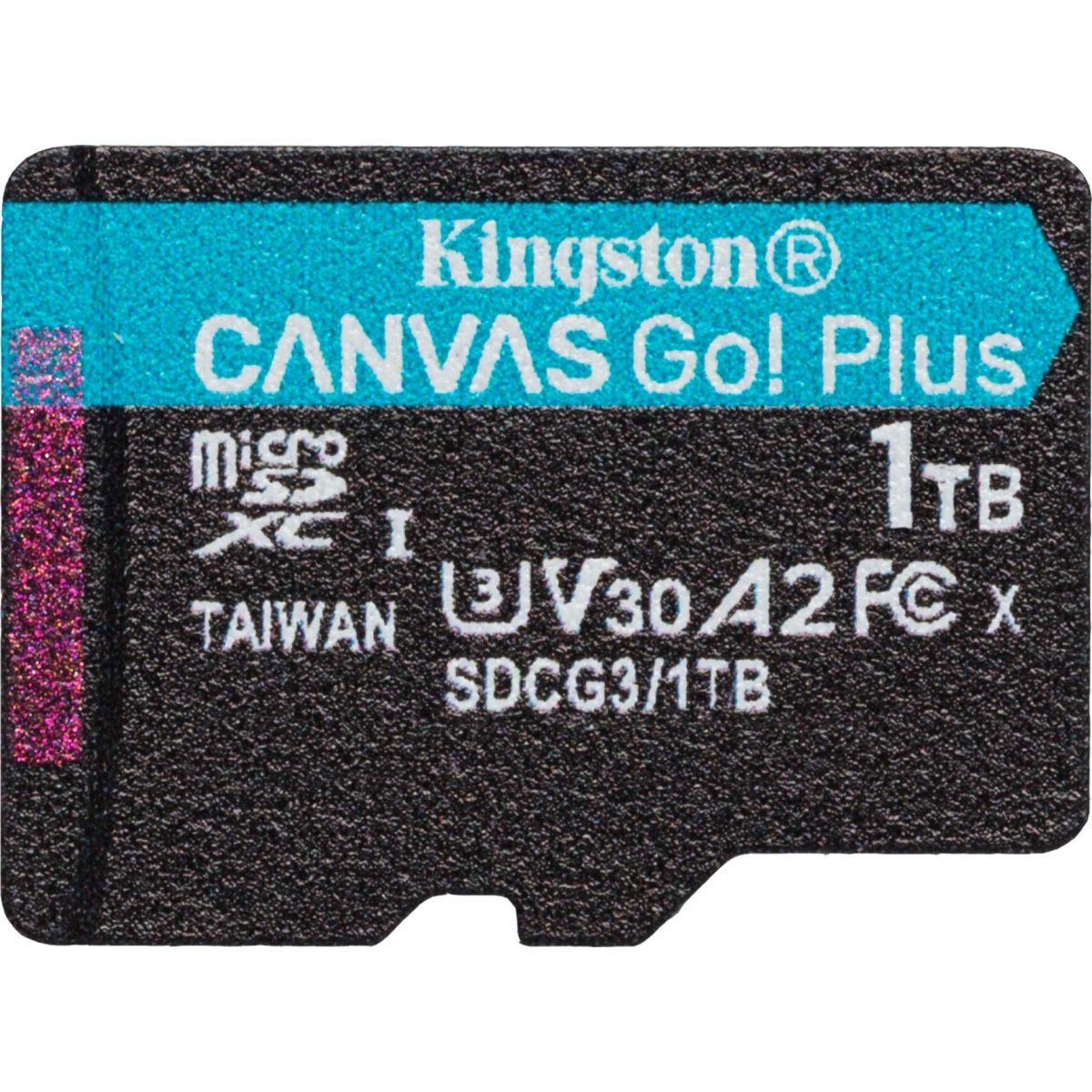 Карта пам`яті Kingston microSDXC Canvas Go! Plus 1TB Class 10 UHS-1 U3 А2 V30 (SDCG3/1TBSP) 