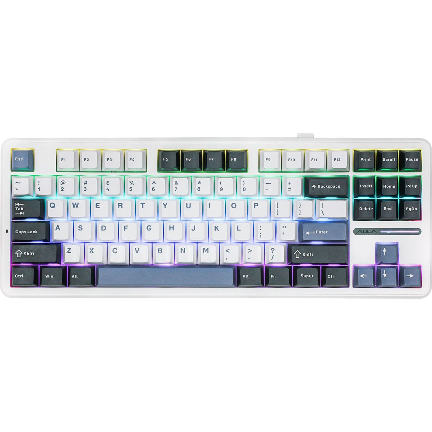 

Клавіатура Aula F87 Gasket Greywood V3 Switch White (6948391208602)