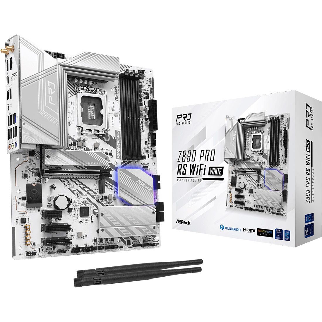 

Материнская плата ASRock Z890 Pro RS WiFi White