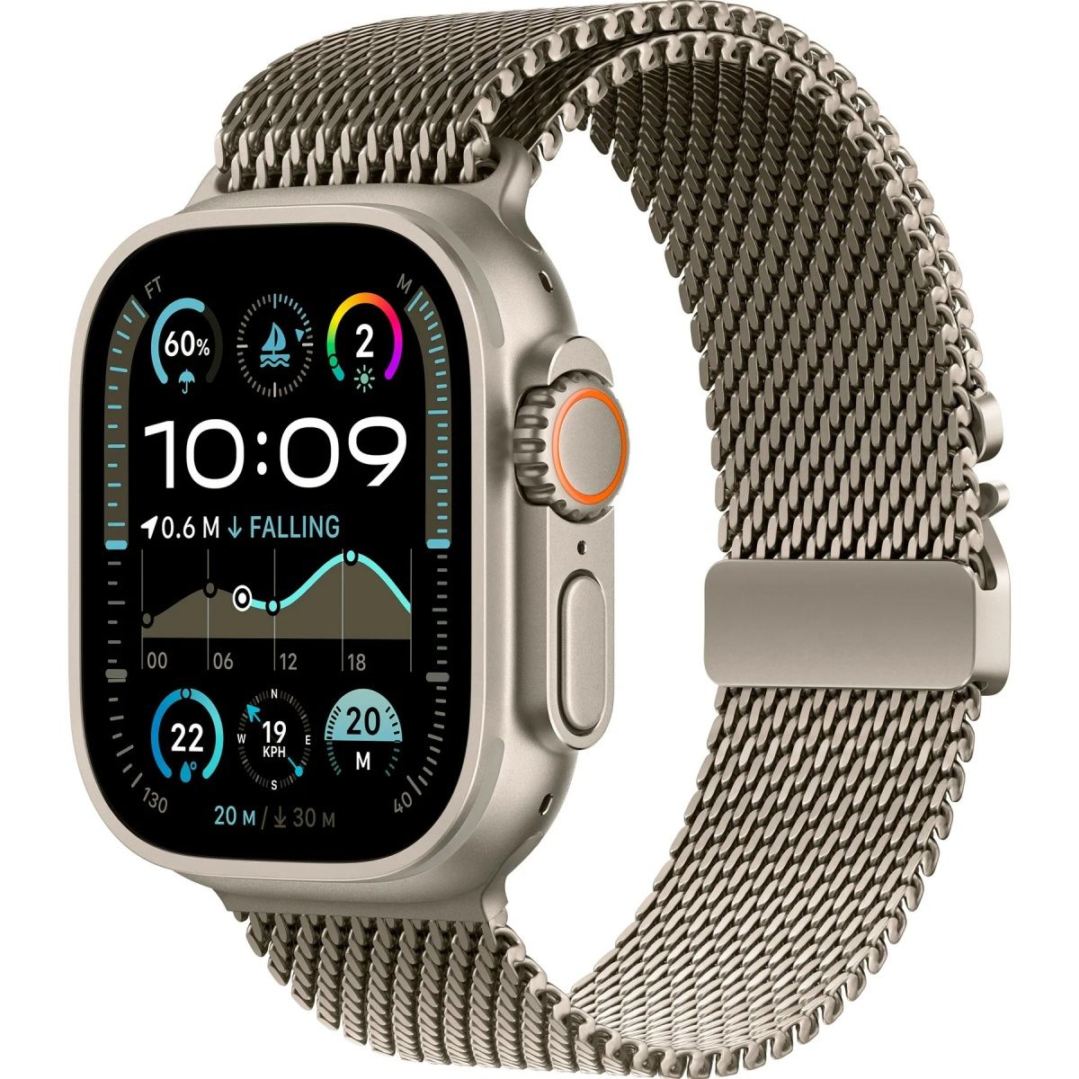 

Ремешок DK New Milanese Loop для Apple Watch 42/44/45/46/49mm Titanium
