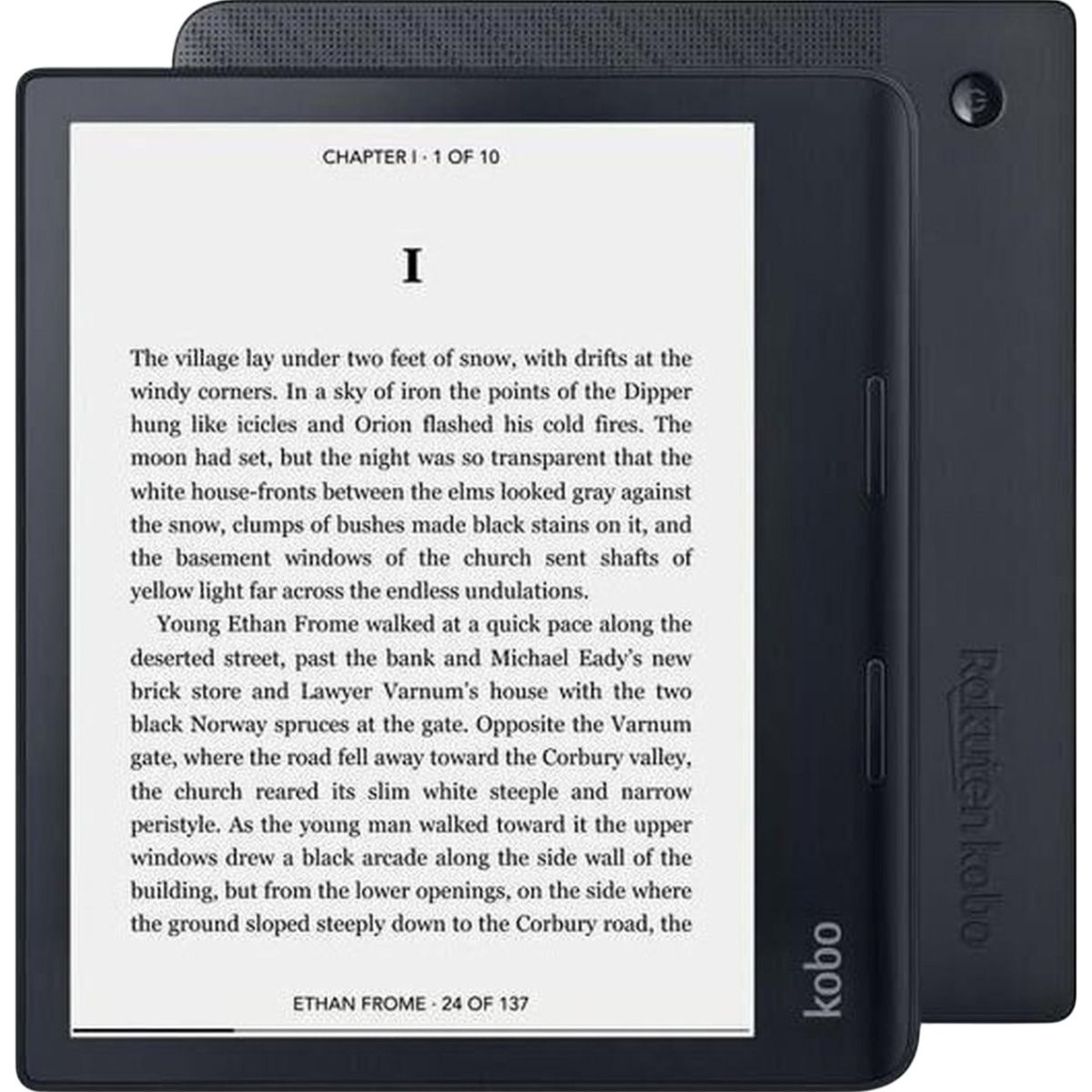 Електронна книга Kobo Sage Black (N778-KU-BK-K-EP)