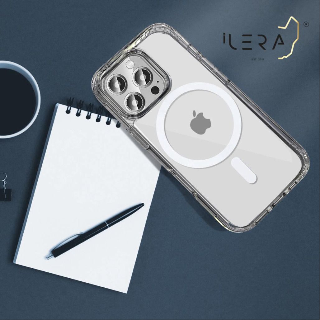 Чохол iLera with MagSafe для Apple iPhone 16 Pro Max Transparent (iLGCLCa16PrMx)