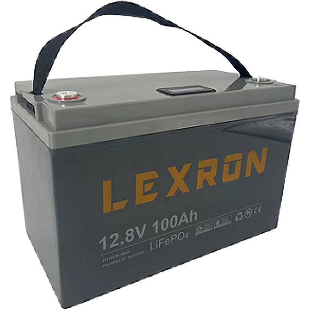 

Акумулятор Lexron LiFePO4 12V (12.8V/100Ah/1280Wh) (LR-LTM-12.8V-100AH)