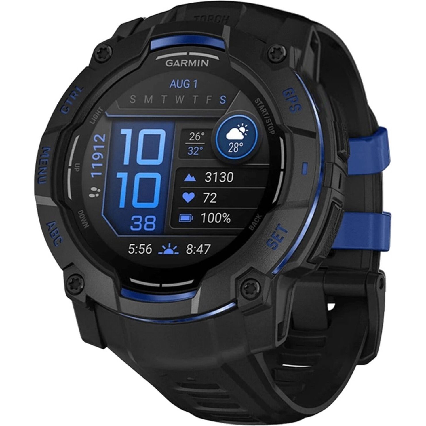 

Смарт-часы Garmin Instinct 3 AMOLED 50mm Black with Black Band (010-03020-03)