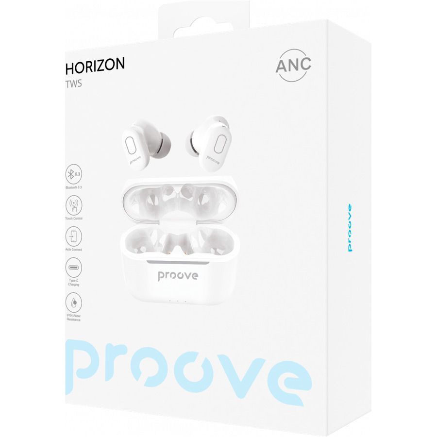Навушники Proove Horizon TWS with ANC White (TWHR00010002)