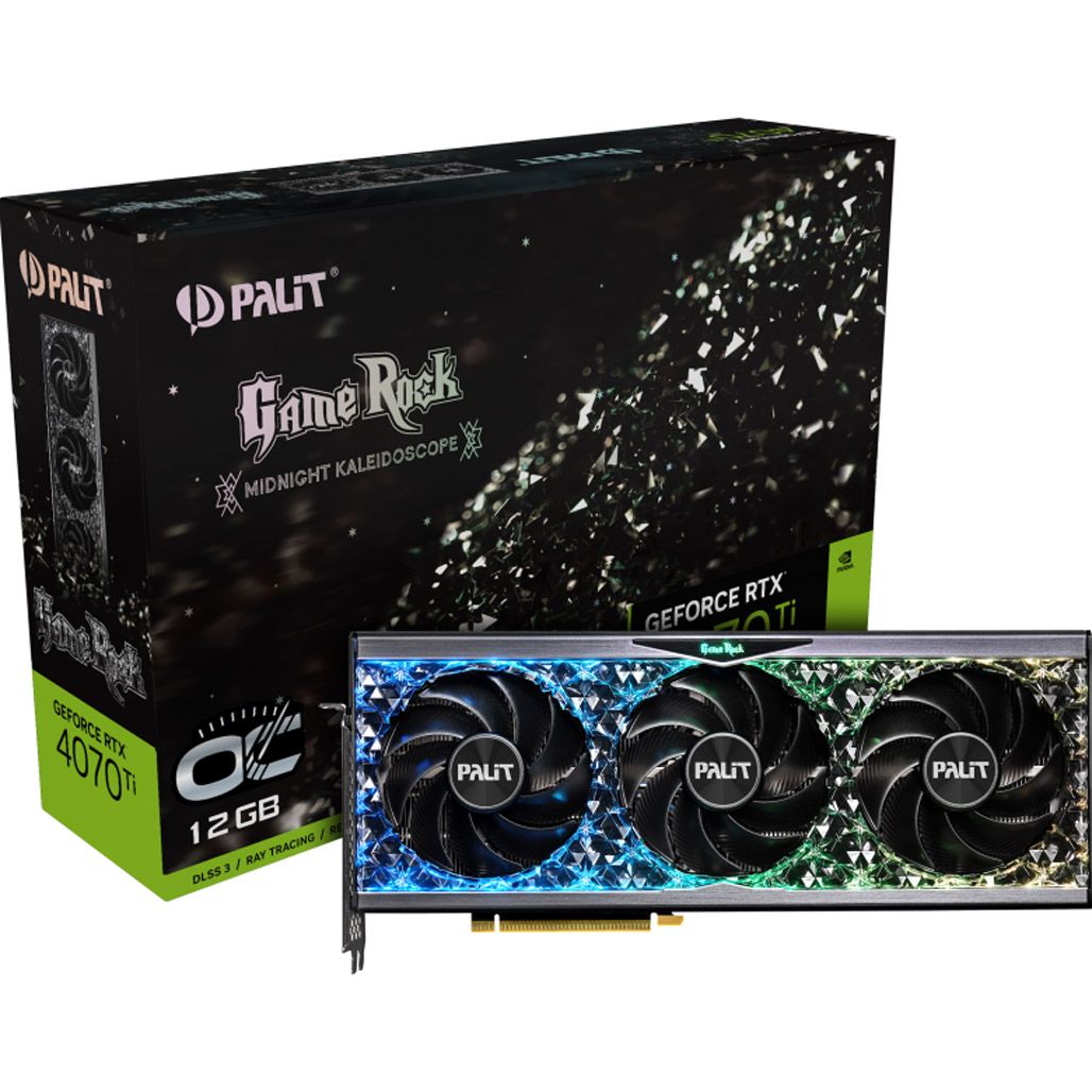 

Відеокарта Palit GeForce RTX 4070 Ti GameRock OC (NED407TU19K9-1045G)