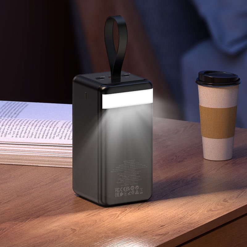 Зовнішній акумулятор Hoco J123D Element 90000mAh 22.5W Black (612104)