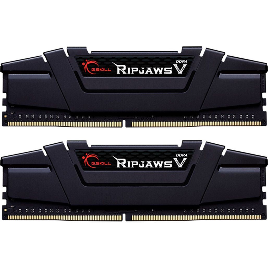 

Модуль памяти DDR4 G.Skill Ripjaws V 2x16GB 3600MHz Classic Black (F4-3600C16D-32GVKC)