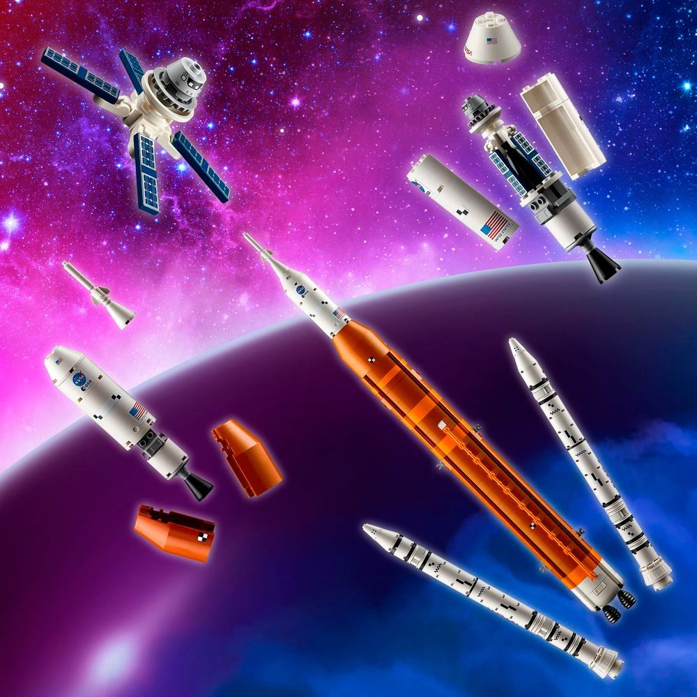 Конструктор LEGO Icons Система космічного запуску NASA «Артеміда» (10341)