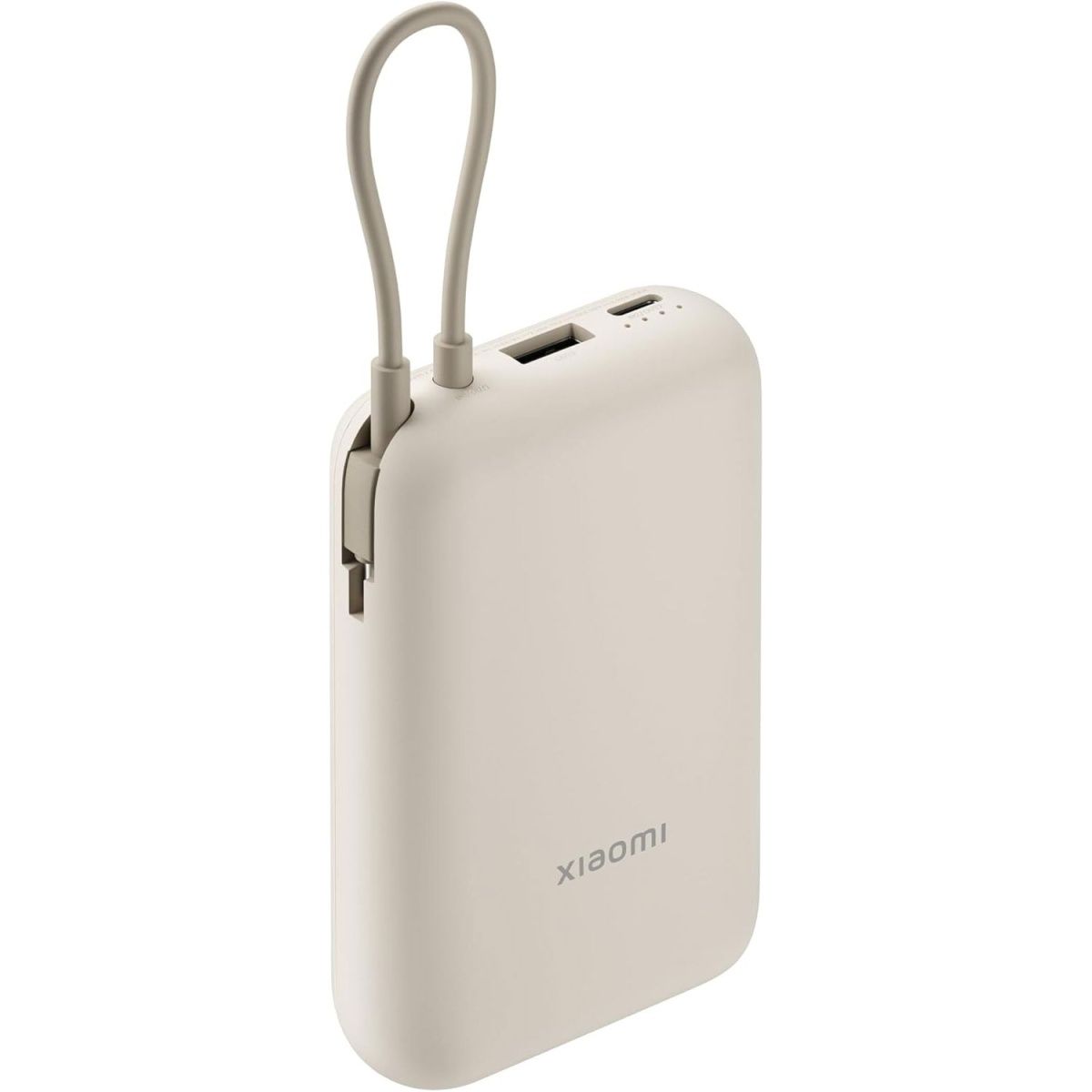 Зовнішній акумулятор Xiaomi Power Bank Integrated Cable 10000mAh 22.5W Beige (BHR9072GL)