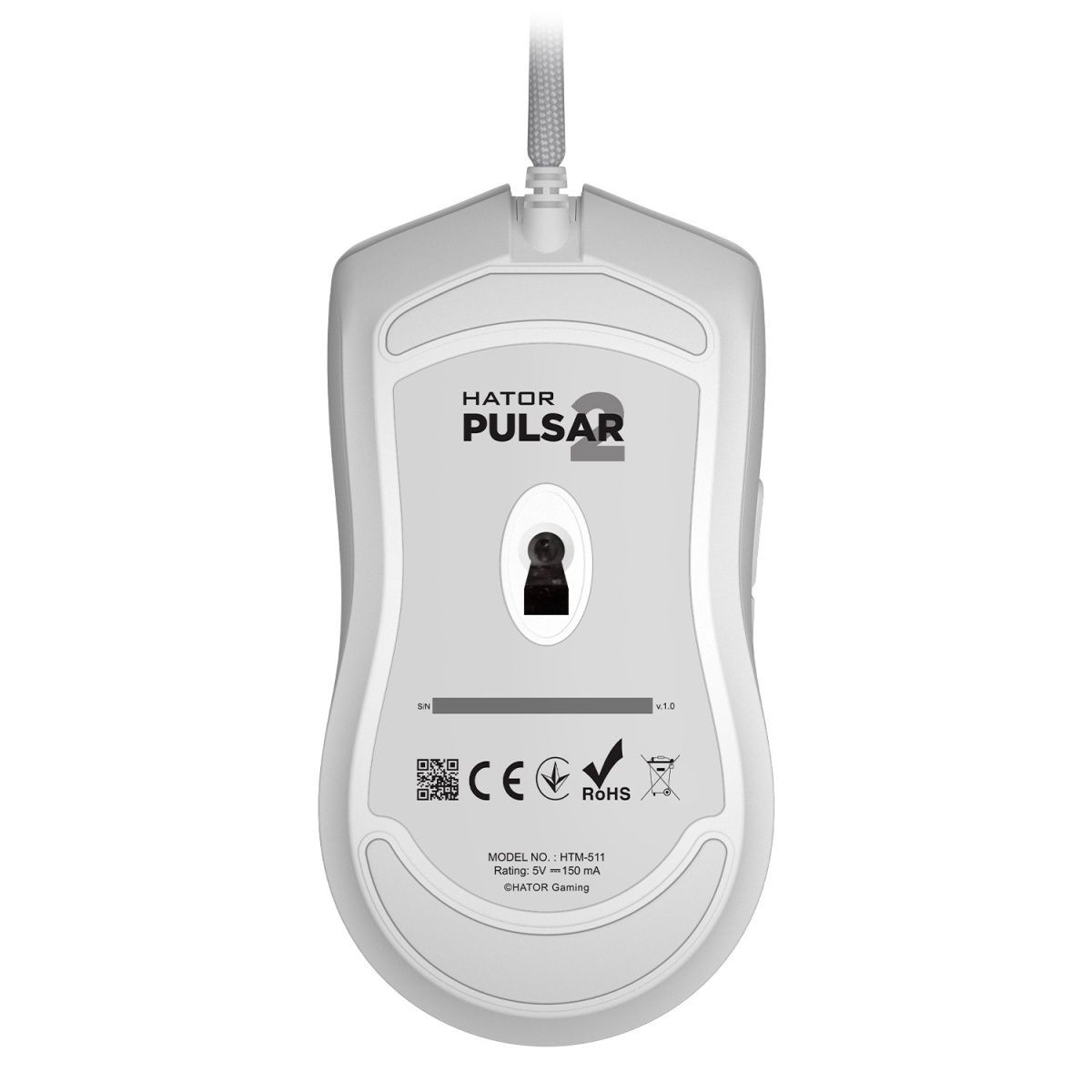 Миша Hator Pulsar 2 USB White (HTM-511)