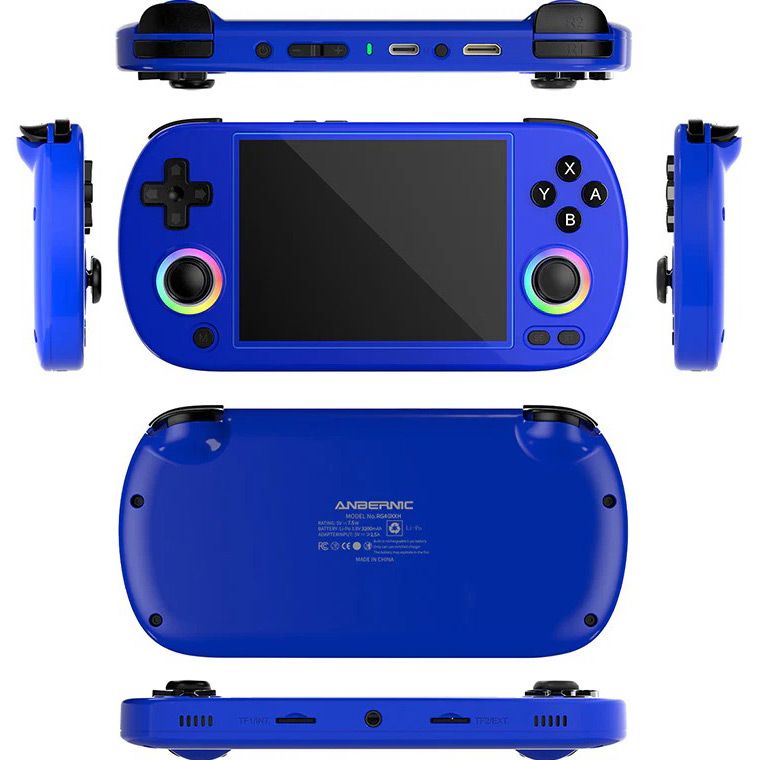 Ретро ігрова приставка Anbernic RG40XX H 64GB Blue