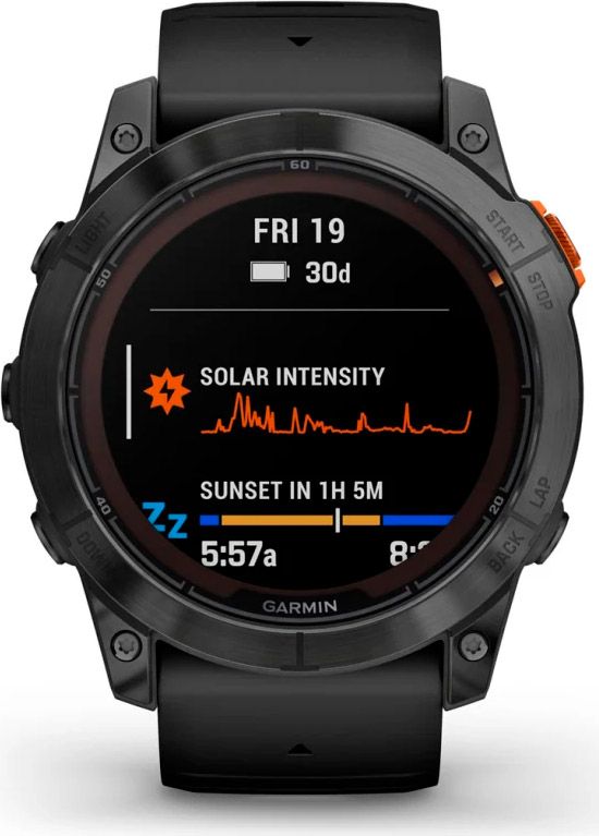 Смарт-часы Garmin Fenix 7X Pro Solar Slate Gray with Black Band (010-02778-00/01) [86522] 