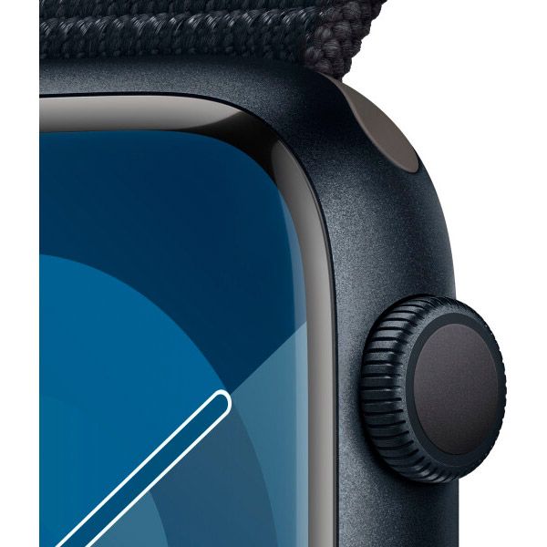 Смарт-годинник Apple Watch Series 9 GPS 45mm Midnight Aluminum Case with Midnight Sport Loop (MR9C3)