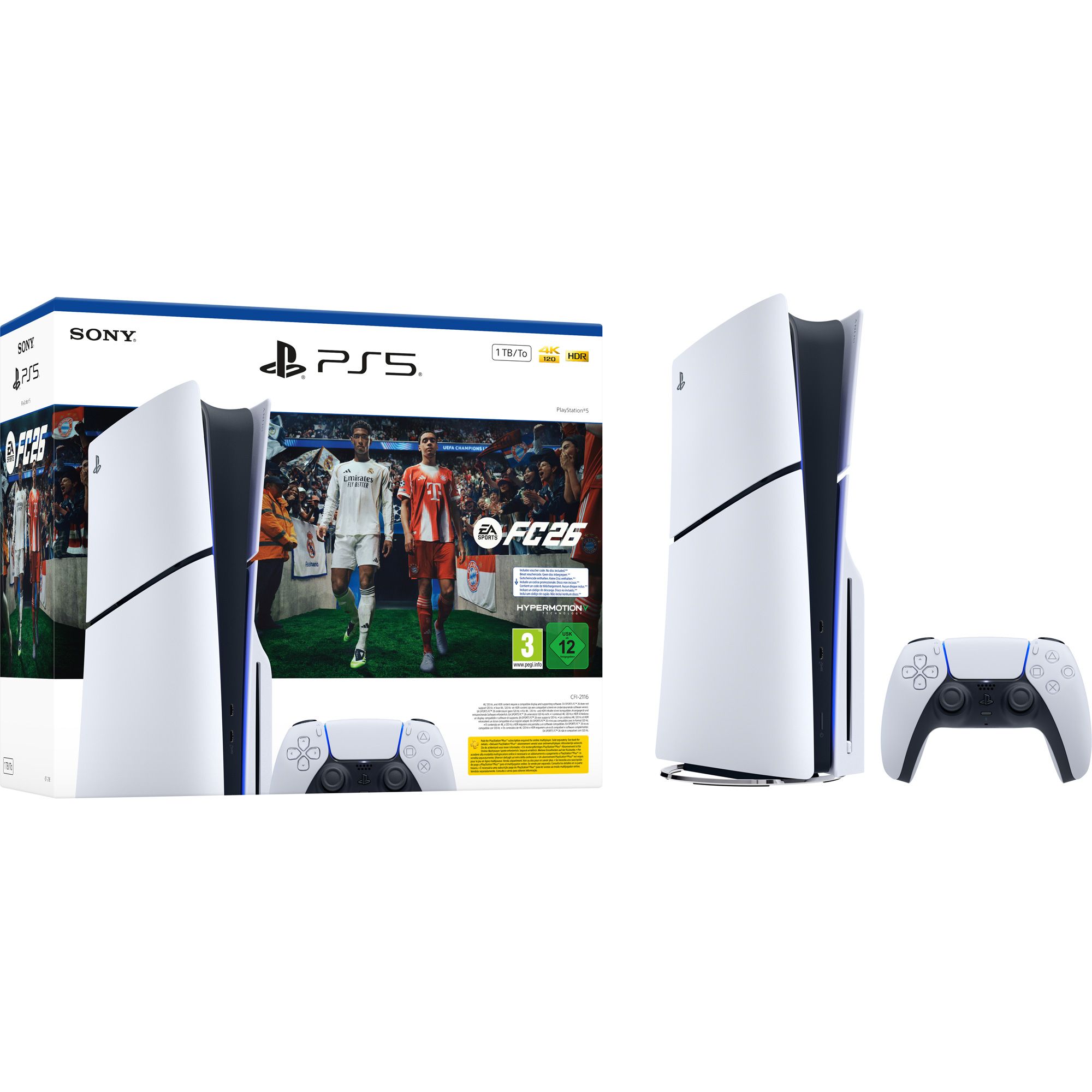 

Ігрова консоль Sony PlayStation 5 Slim 1TB + EA Sports FC 26 Bundle (1000049854)