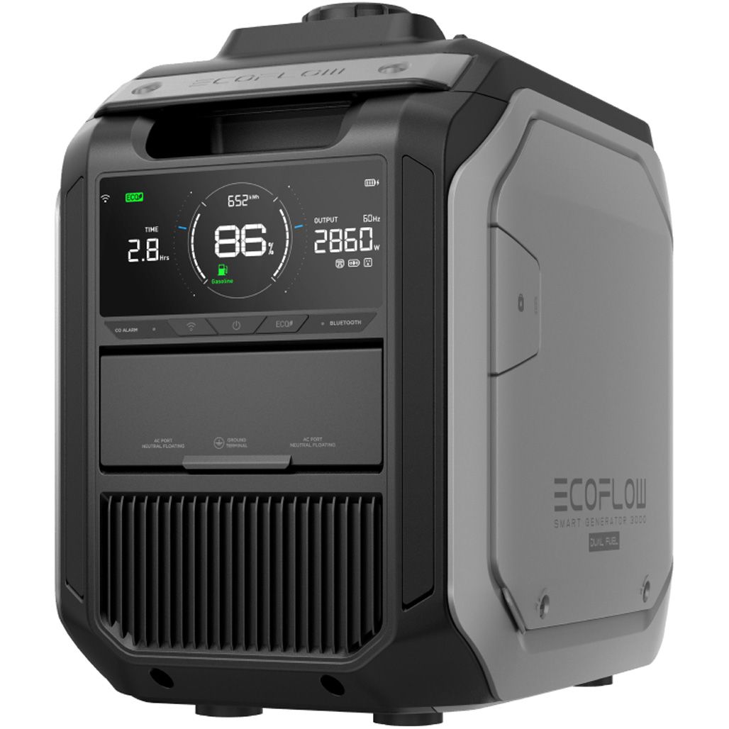 

Инверторный газово-бензиновый генератор EcoFlow Smart 3000 Dual Fuel