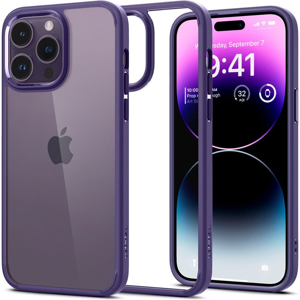 

Чохол Spigen Ultra Hybrid для Apple iPhone 14 Pro Max Deep Purple (ACS05574)