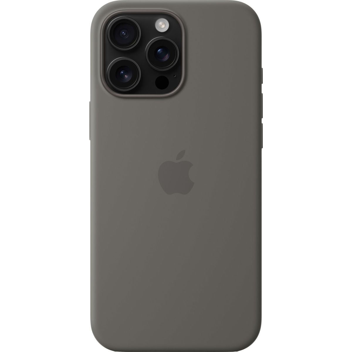 Чохол Silicone Case with MagSafe для Apple iPhone 16 Pro Max Stone Gray AAA