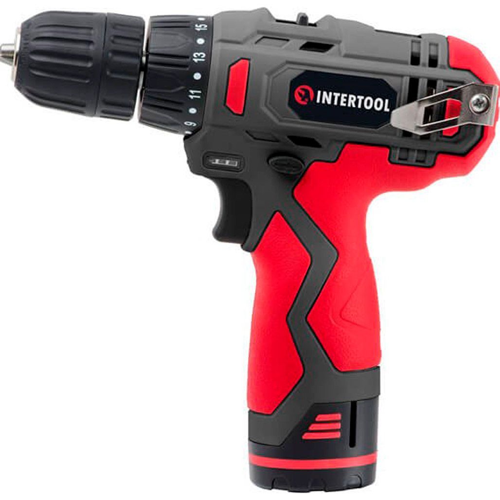 

Дрель-шуруповерт Intertool DT-0310 12V 1.5Ah