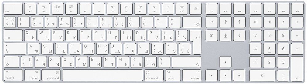 

Клавиатура Apple Wireless Keyboard with Numeric Keypad (MQ052)