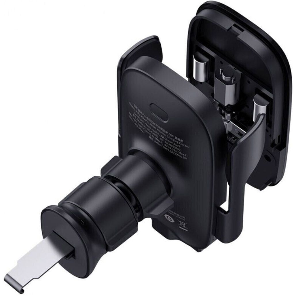 Автотримач із бездротовою зарядкою Baseus Milky Way Pro Series Black (C40357000111-00)