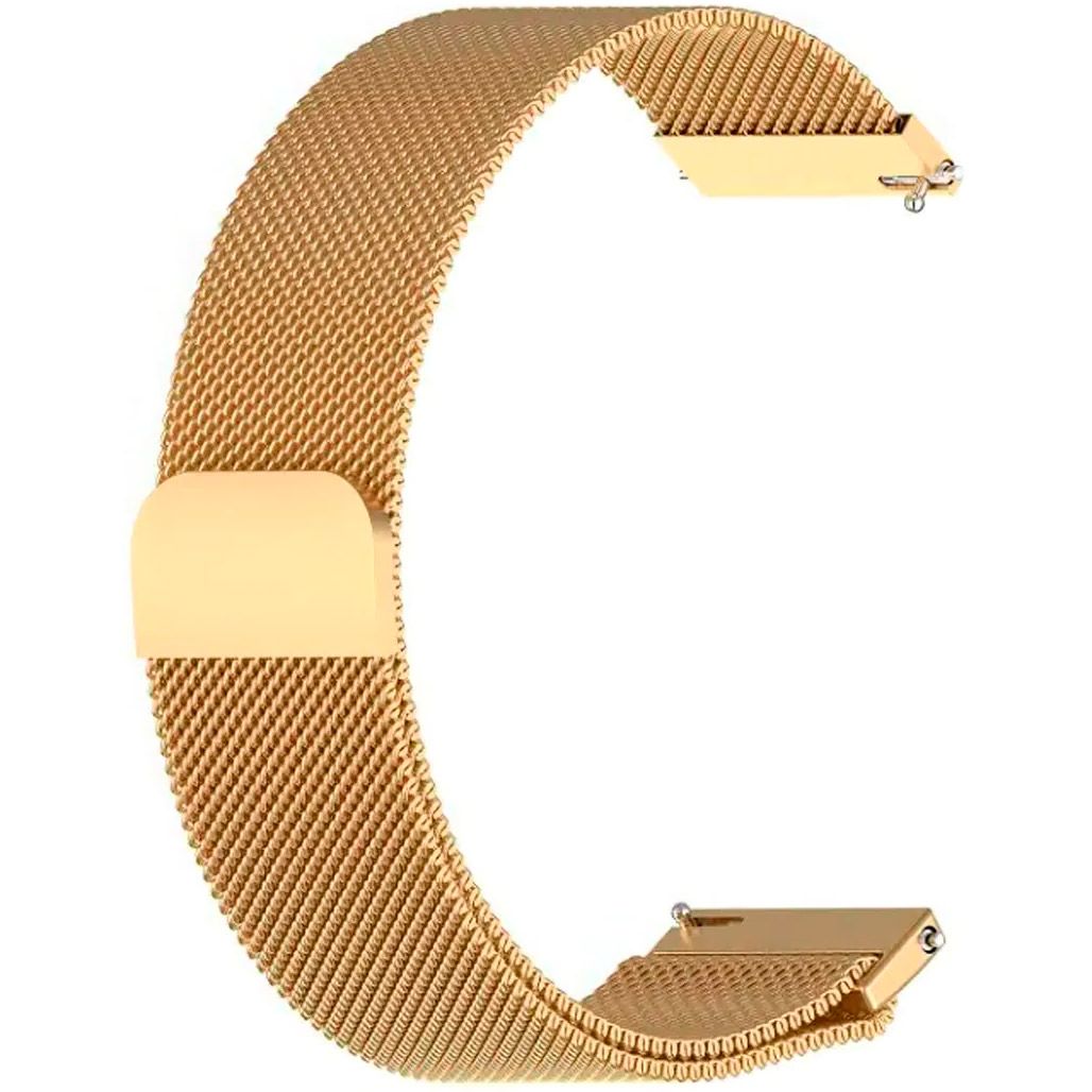 

Універсальний ремінець для смарт-годинників DK Metal Milanesse Loop Magnetic Band 22mm Gold