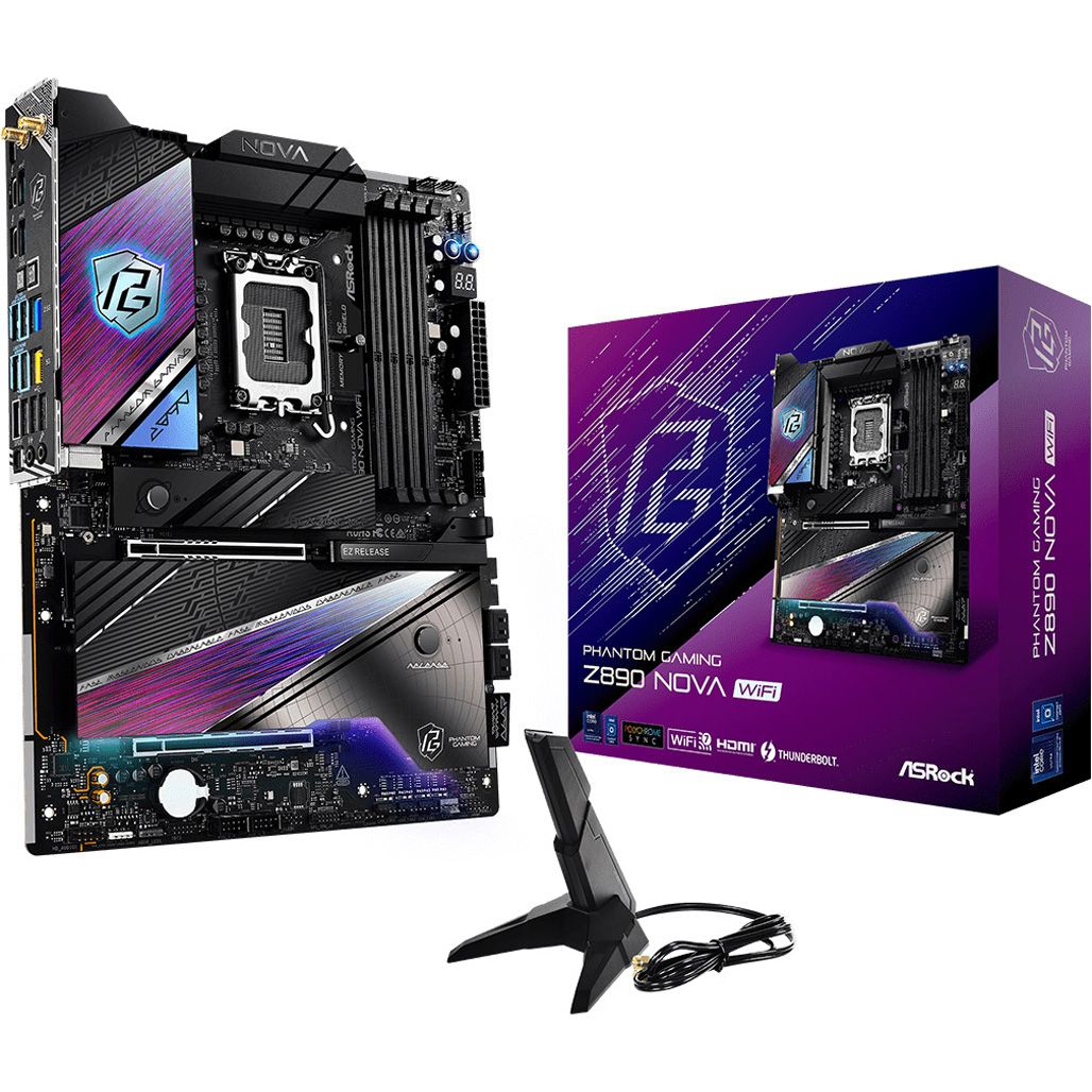 

Материнська плата ASRock Phantom Gaming Z890 Nova WiFi