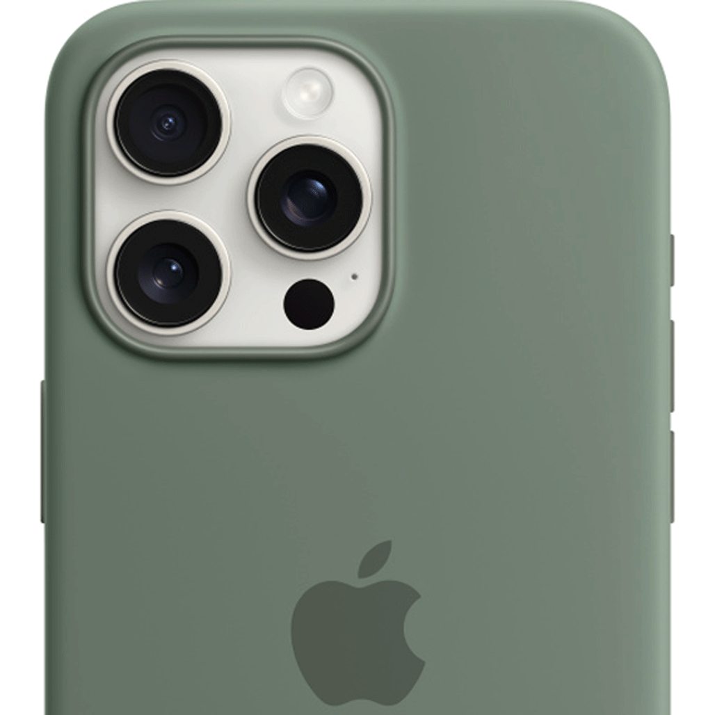 Чохол Apple Silicone Case with MagSafe для iPhone 15 Pro Max Cypress (MT1X3ZM/A)