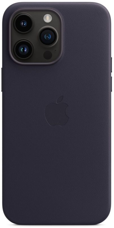 Чохол Leather Case with MagSafe для Apple iPhone 14 Pro Max Ink AAA