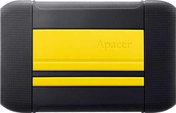 Зовнішній жорсткий диск Apacer AC633 1 TB Energetic Yellow X Tough Black (AP1TBAC633Y-1)