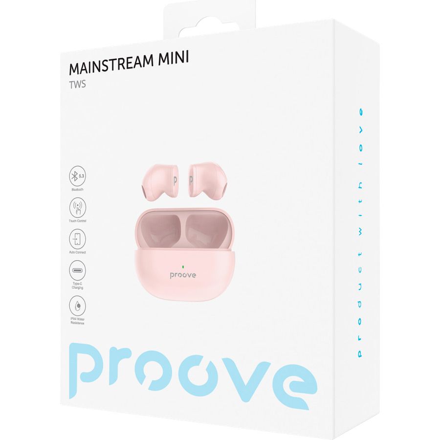Навушники Proove Mainstream Mini TWS Peach (TWMM00010014)