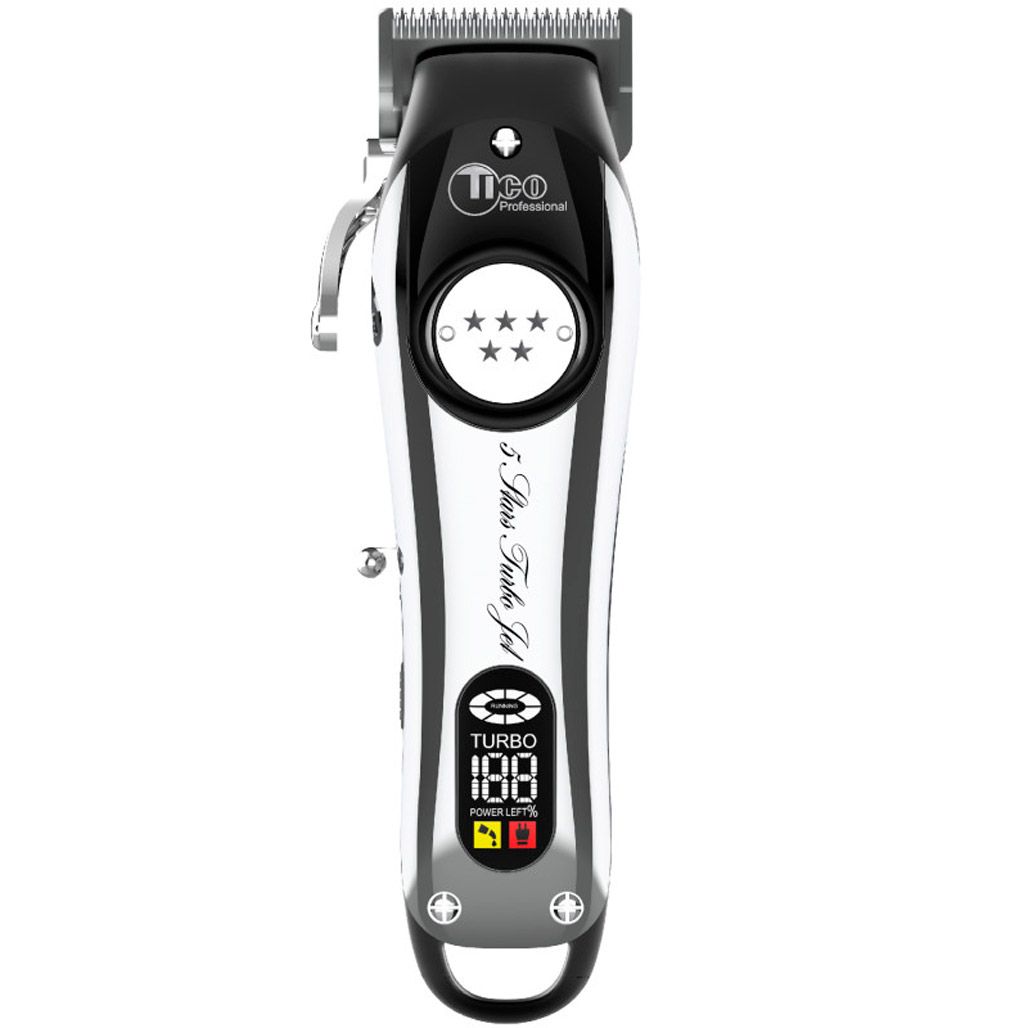 

Машинка для стрижки TICO Professional 5 Star Turbo Jet Silver (100424)